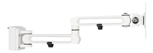 Laikiklis 2 monitoriams DELTACO OFFICE 17-32 ", iki 8kg, baltas / DELO-0158