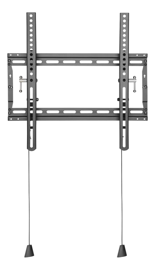 Sieninis laikiklis DELTACO OFFICE kreipiamas, palenkiamas, 32"-70", 70kg, 75x75-400x400, juodas / ARM-0203