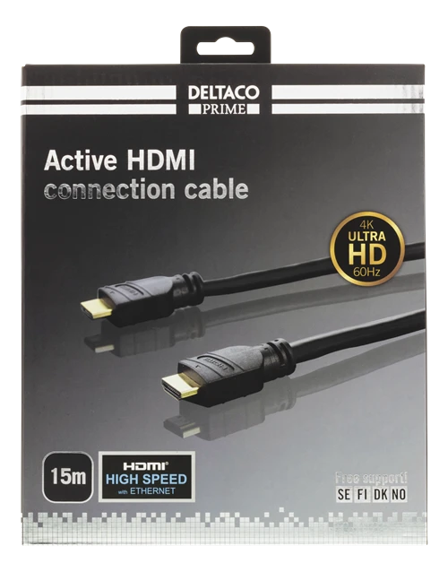 Deltaco Prime HDMI kabelio 15m pakuotė