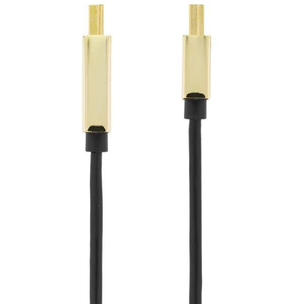 DELTACO PRIME HDMI kabelis, itin plonas, HDMI Type A ha, 4K, Ultra HD, 3.0m, juodas/auksinis / HDMI-1043-K