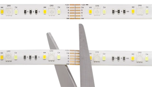 „DELTACO SMART HOME“ LED juostos prailginimas, 1m, RGB, 2700K-6500K, 6 kontaktų, tinka SH-LS3M, baltas SH-LSEX1M