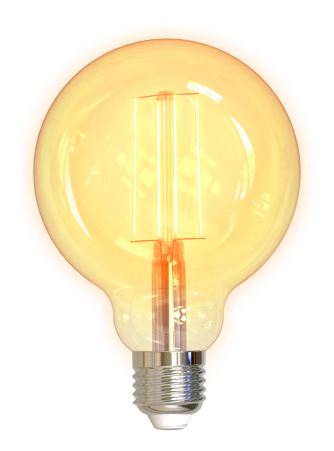 DELTACO SMART HOME LED lempa, E27, WiFI 2.4GHz, 5.5W, 470lm, diminama, 1800K-6500K, 220-240V, SH-LFE27G95