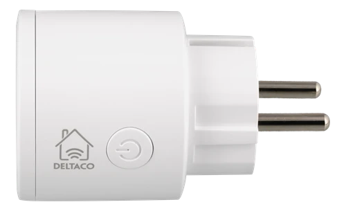 DELTACO SMART HOME jungiklis, WiFi 2,4 GHz, 1xCEE 7/3, 10A, laikmatis, 220-240 SH-P01