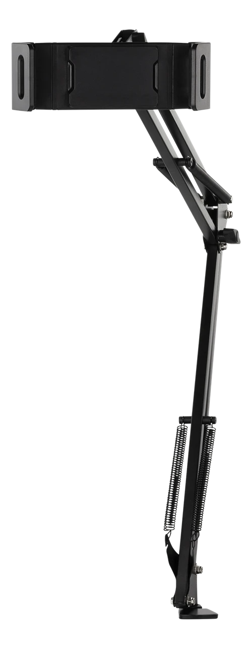 DELTACO stovas telefonams ir planšetiniams kompiuteriams 4 "-12,9", spaustukas, 360 °, juodas / ARM-278