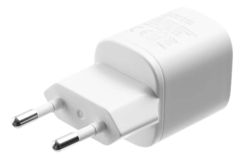 DELTACO USB sieninis įkroviklis, USB-C, PD 20 W, 1 m C - „Žaibas“ USBC-AC141