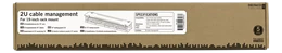 Deltacoimp DELTACO 19 "kabelių panelė, metalas / plastikas, 2U, juoda / 19-20