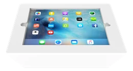 Deltacoimp Stovas 9,7 "iPad, 125 laipsnių kampams, aliuminis, baltas ARM-272