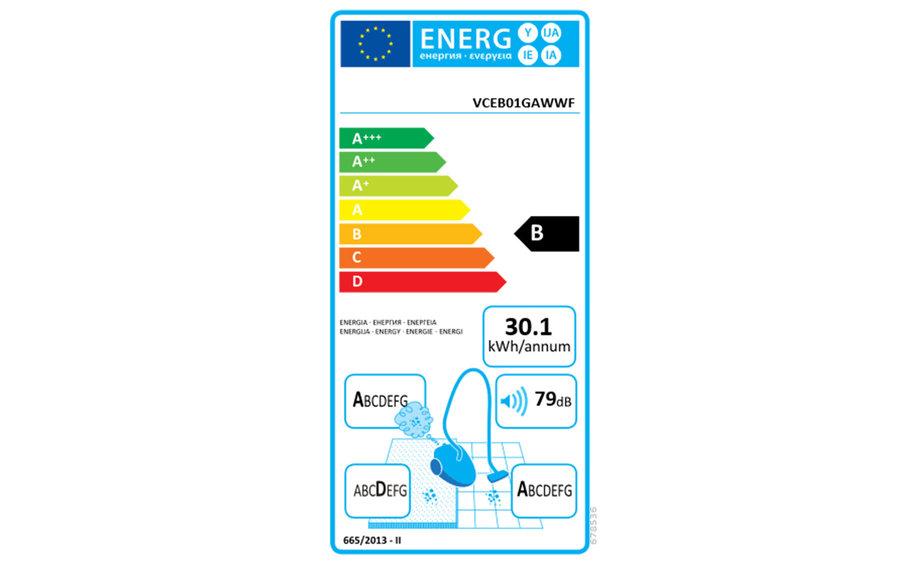 Gorenje dulkių siurblys VCEB01GAWWF Su vandens filtravimo sistema, Baltas/ Raudona, 800 W, 3 L,