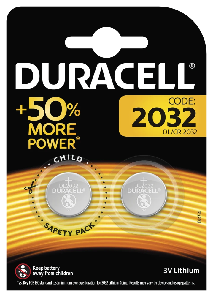 Duracell | DL2032/CR2032 BL2 | Ličio