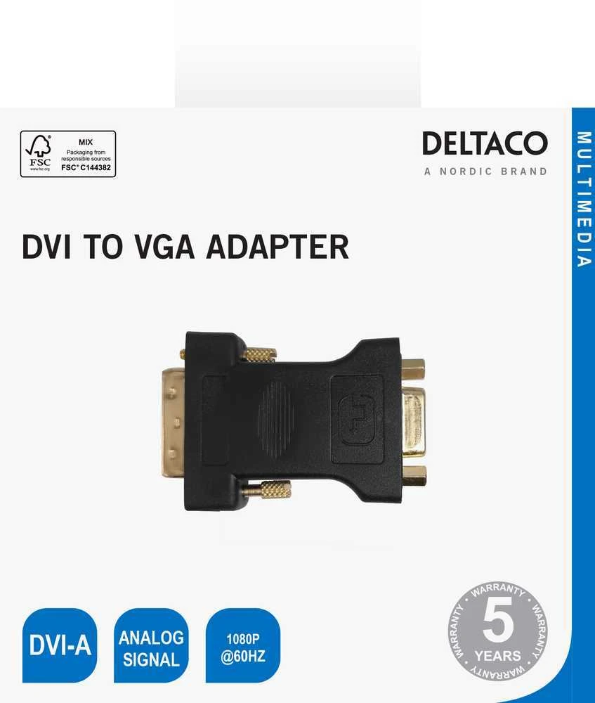DVI-A į VGA adapteris su varžtais
