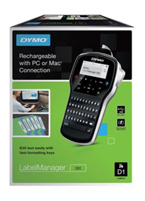 DYMO LabelManager 280 etikečių spausdintuvas Perkėlimas terminiu būdu D1 QWERTY