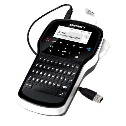 DYMO LabelManager 280™ QWY Kitcase etikečių spausdintuvas Perkėlimas terminiu būdu Vielinis D1 QWERTY