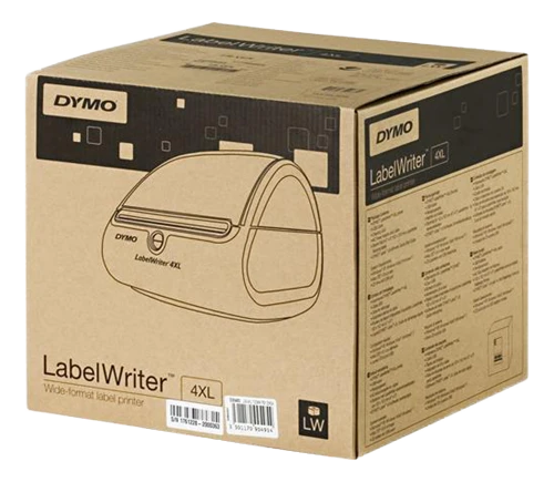 DYMO LabelWriter 4XL, juodas and baltas label spausdintuvas, USB connected, PC, 53 labels / minute S0904950