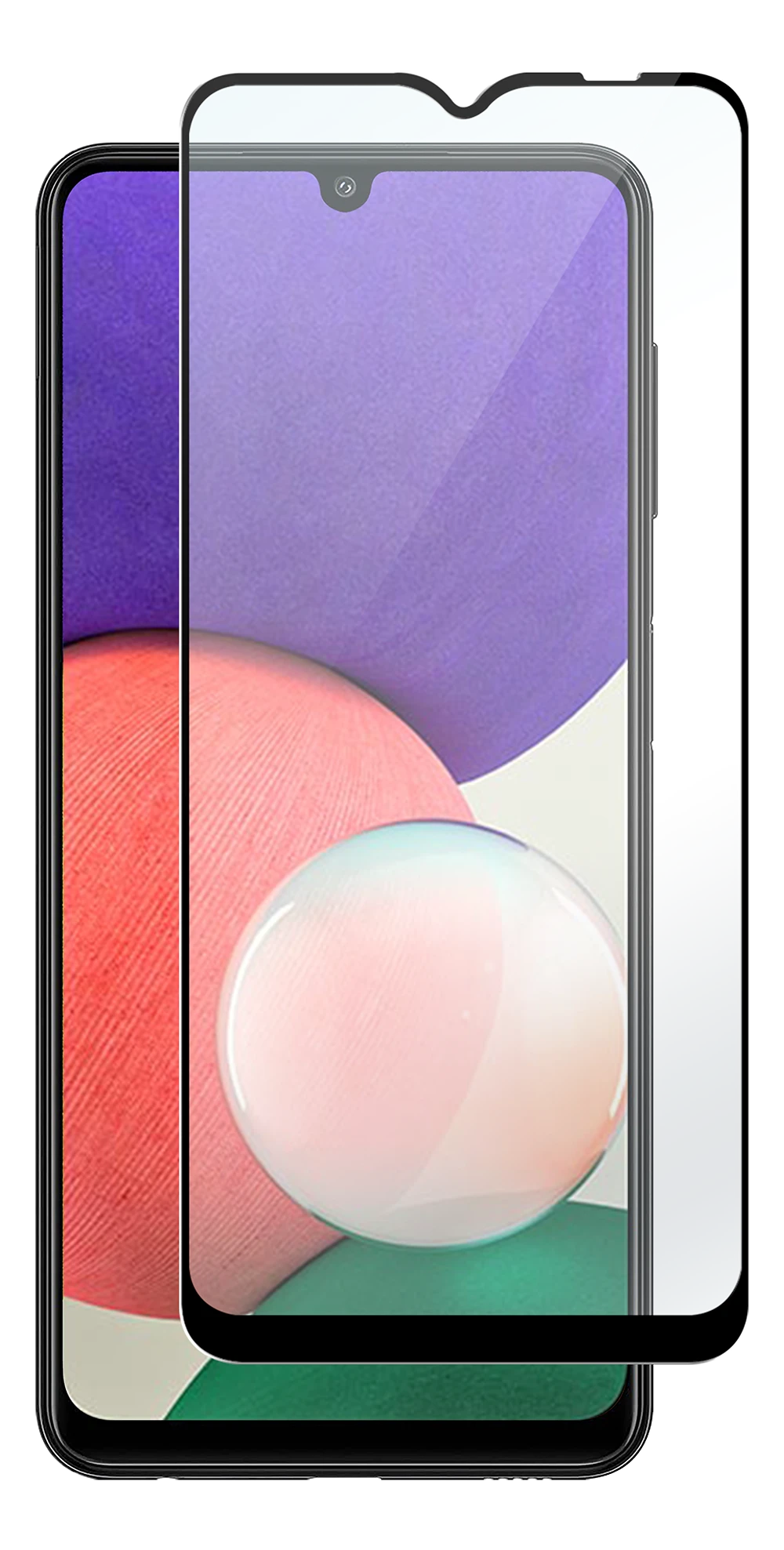 Ekrano apsauga DELTACO skirta Samsung Galaxy A22, 2.5D grūdintas stiklas, 9H kietumas / SCRN-A22