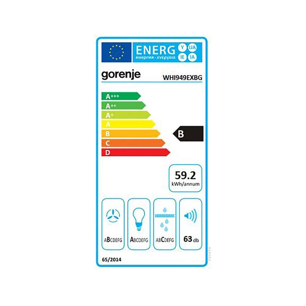 Gartraukis Hood GORENJE WHI949EXBG