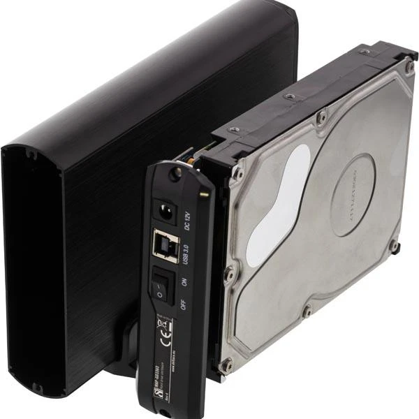 HDD dėžutė DELTACO 3.5 colio su išimtu standžiuoju disku