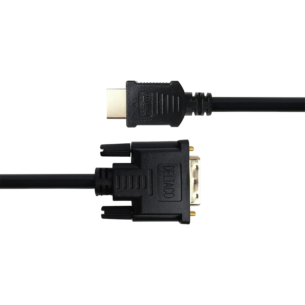 HDMI ir DVI-D jungtys iš arti