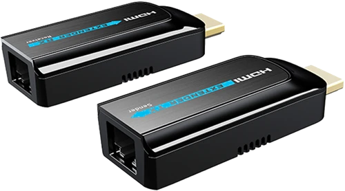 HDMI ilgiklio pora: siųstuvas ir imtuvas