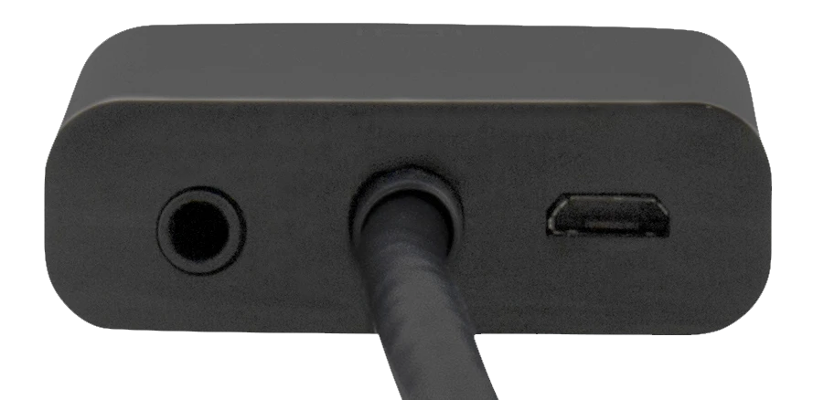 HDMI-VGA adapterio jungtys