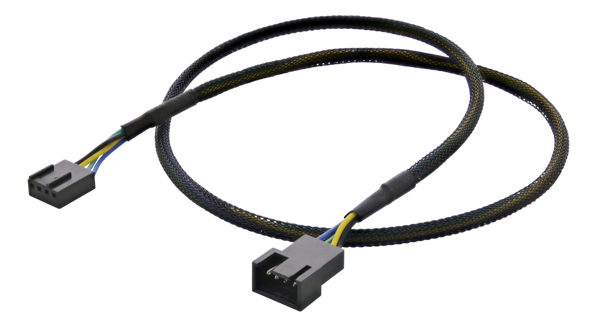 Ilgintuvas DELTACO skirtas 4-pin aušintuvams, 0.6m, juodas / SSI-65