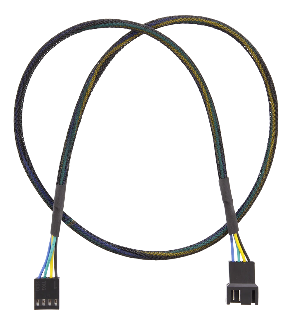 Ilgintuvas DELTACO skirtas 4-pin aušintuvams, 0.6m, juodas / SSI-65