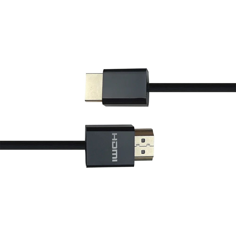 Deltaco plonas HDMI laidas, jungčių antgaliai