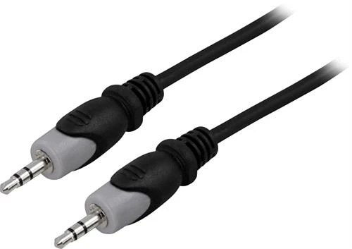 Garsinis 3.5mm laidas su pilkais kištukais