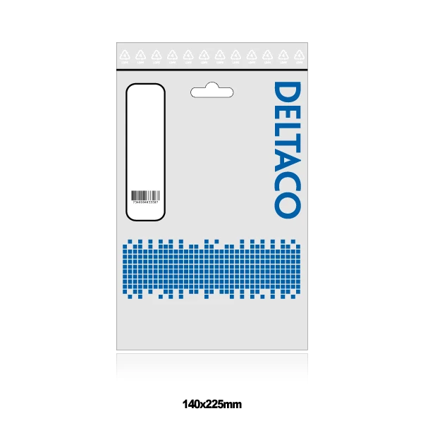 Kabelis DELTACO S/FTP Cat6, LSZH, 0,5m, raudonas / SFTP-60RH