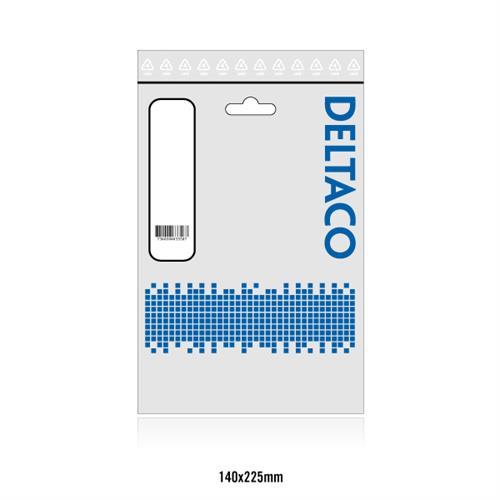 Kabelis DELTACO SATA 6Gb/s, 1m, juodas / SATA-1003