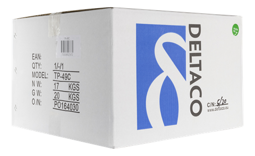 Kabelis DELTACO U/FTP Cat6a, 305m, 500MHz, juodas / TP-49C