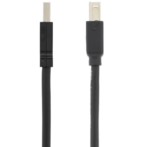 Kabelis DELTACO USB 2.0 "AB", 10m, aktyvus, juodas / USB-EX10M