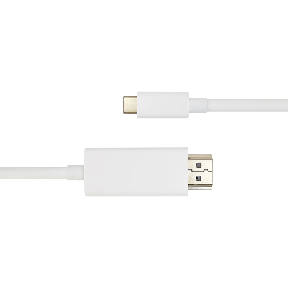 USB-C į HDMI kabelio jungtys