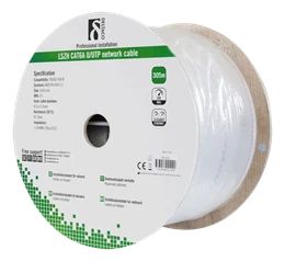 Kabelis DELTACO UTP, 305m, CAT6a, baltas / TP-57C
