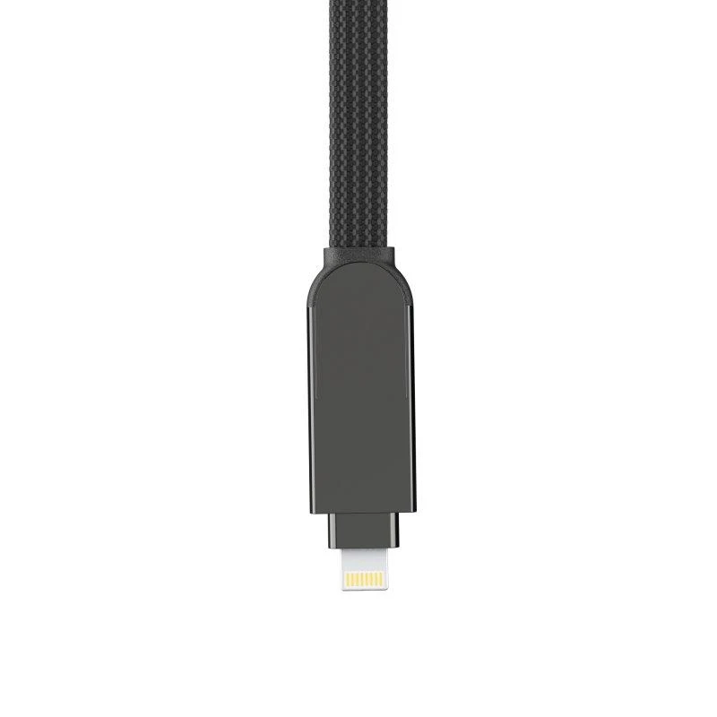 Kabelis visiems įrenginiams Rolling Square inCharge® XL, 100W, USB-C/Lightning/Micro USB,3m/ 6770085