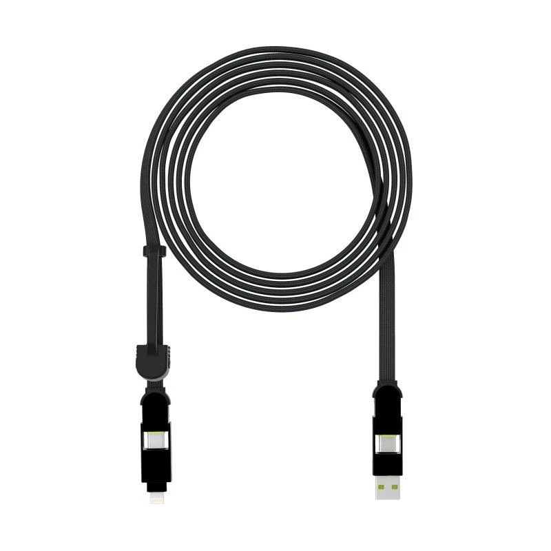 Kabelis visiems įrenginiams Rolling Square inCharge® XL, 100W, USB-C/Lightning/Micro USB,3m/ 6770085