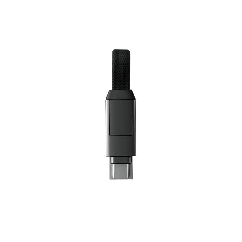 Kabelių rinkinys-raktų pakabukas Rolling Square inCharge® 6 USB-C/Lightning/Micro USB, 6cm/ 6770055