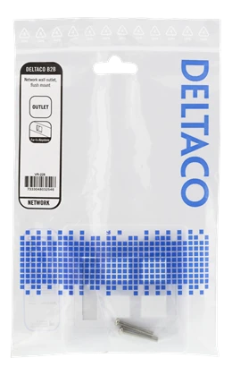 Keystone jungčių tvirtinimo rėmelis, 4 jungtys DELTACO balta / VR-228