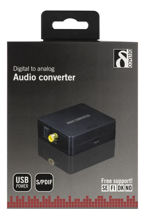 Konverteris DELTACO Toslin-2xRCA ir 3.5mm / DG-AN1
