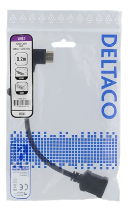 Kairinio kampo HDMI adapteris maišelyje