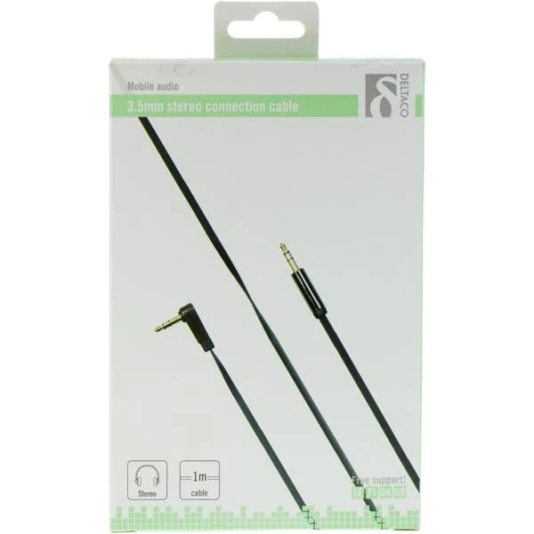 Deltaco 3.5mm į 3.5mm garso laido pakuotė