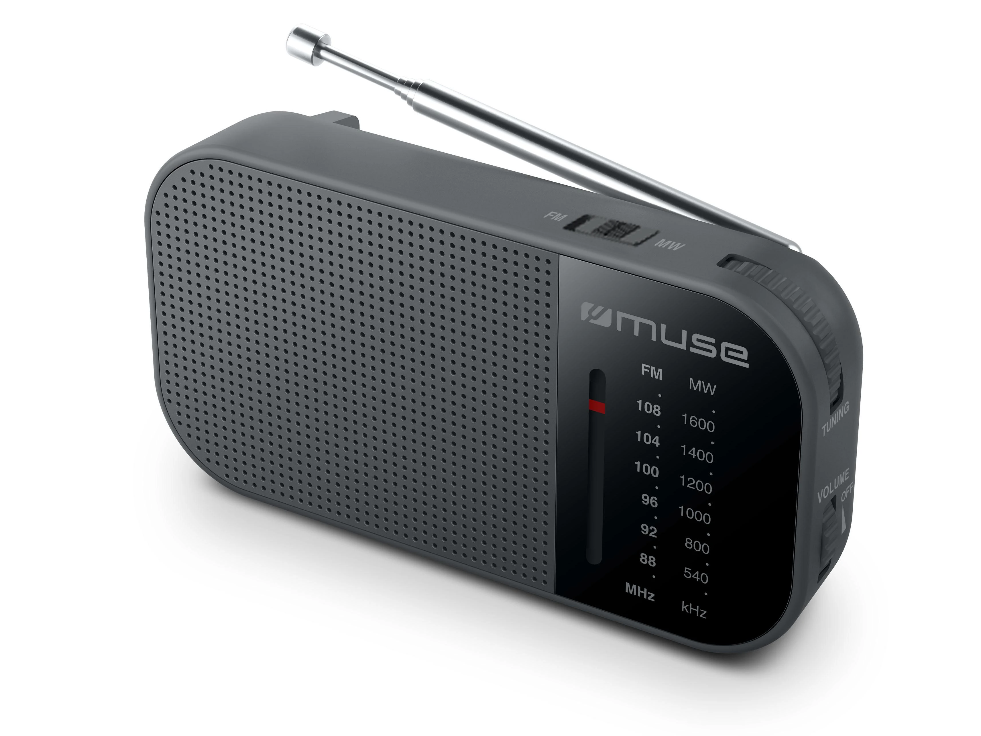 Muse | M-025 R | Portable radio | Juodas