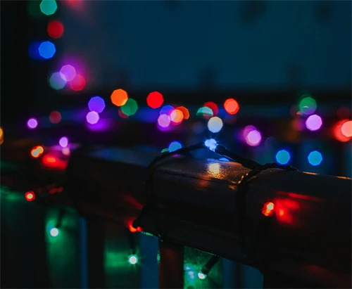 Deltaco Nordic Home 5m, 40 LED, RGB / LGT-108 - lempučių girlianda su 220V maitinimo šaltiniu, daugiaspalvė