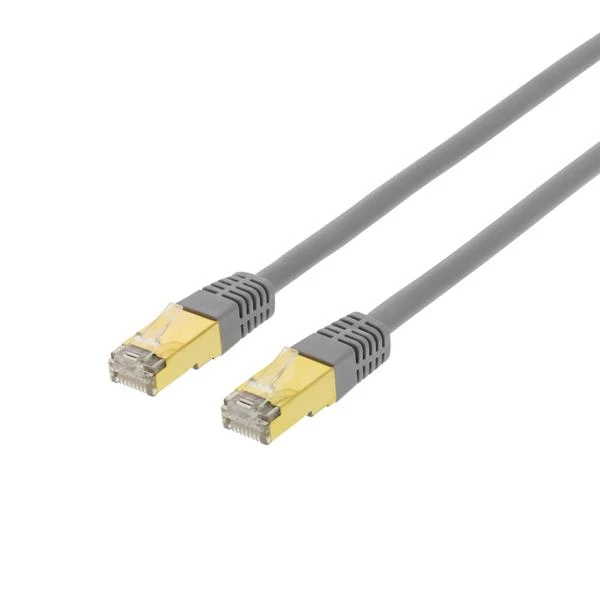 Goobay Patch kabelis DELTACO S / FTP Cat7, 10m, 600MHz, Delta sertifikuotas, LSZH, RJ45 jungtys, pilkas / STP-710