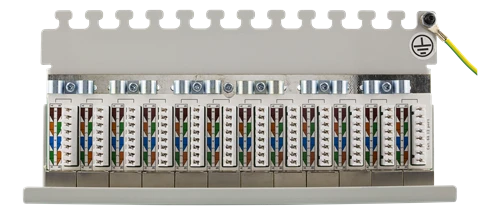 Patch panelė Deltaco, pilka / PAN-212