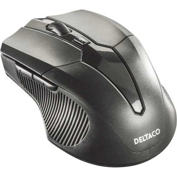 Pelė DELTACO, belaidė, juoda / MS-776