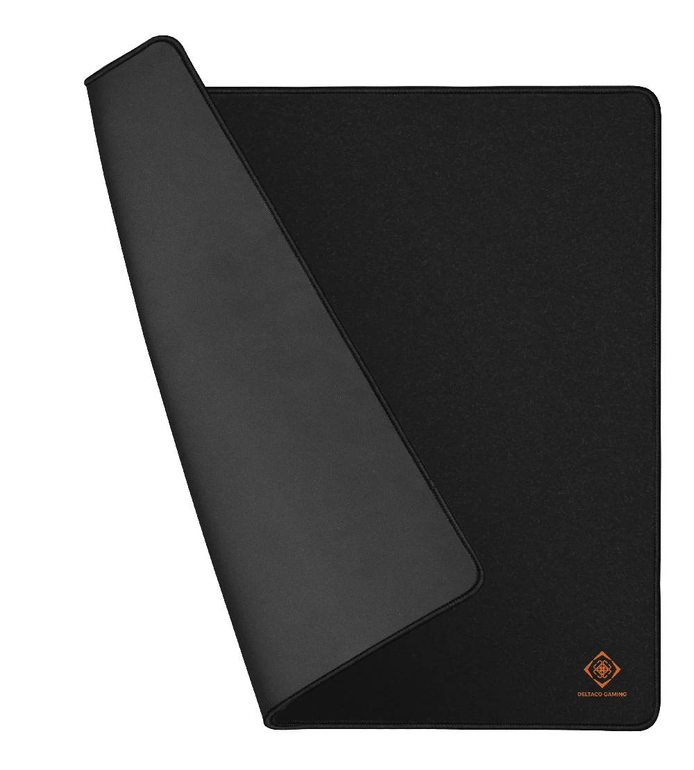 Pelės kilimėlis DELTACO GAMING DMP460 L, 450x400x4mm, apsiūti kraštai, juodas / GAM-137