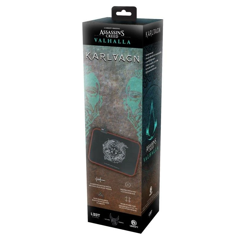 Pelės kilimėlis L33T-Gaming Assassin's Creed RGB (M) 355x255x3mm / 1830145