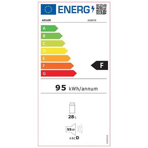 Adler AD 8078 energijos efektyvumo žyma