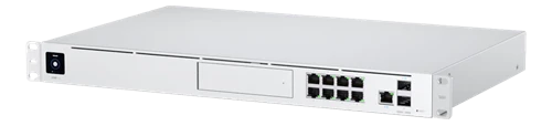 Šakotuvas UBIQUITI UDM-PRO UNIFI DREAM MACHINE 8 PORT SWITCH DAUGIŲ PROGRAMŲ SISTEMA SU 3,5 HDD IŠPLĖTIMU DUAL WAN 10G SFP+ IR 1G RJ45