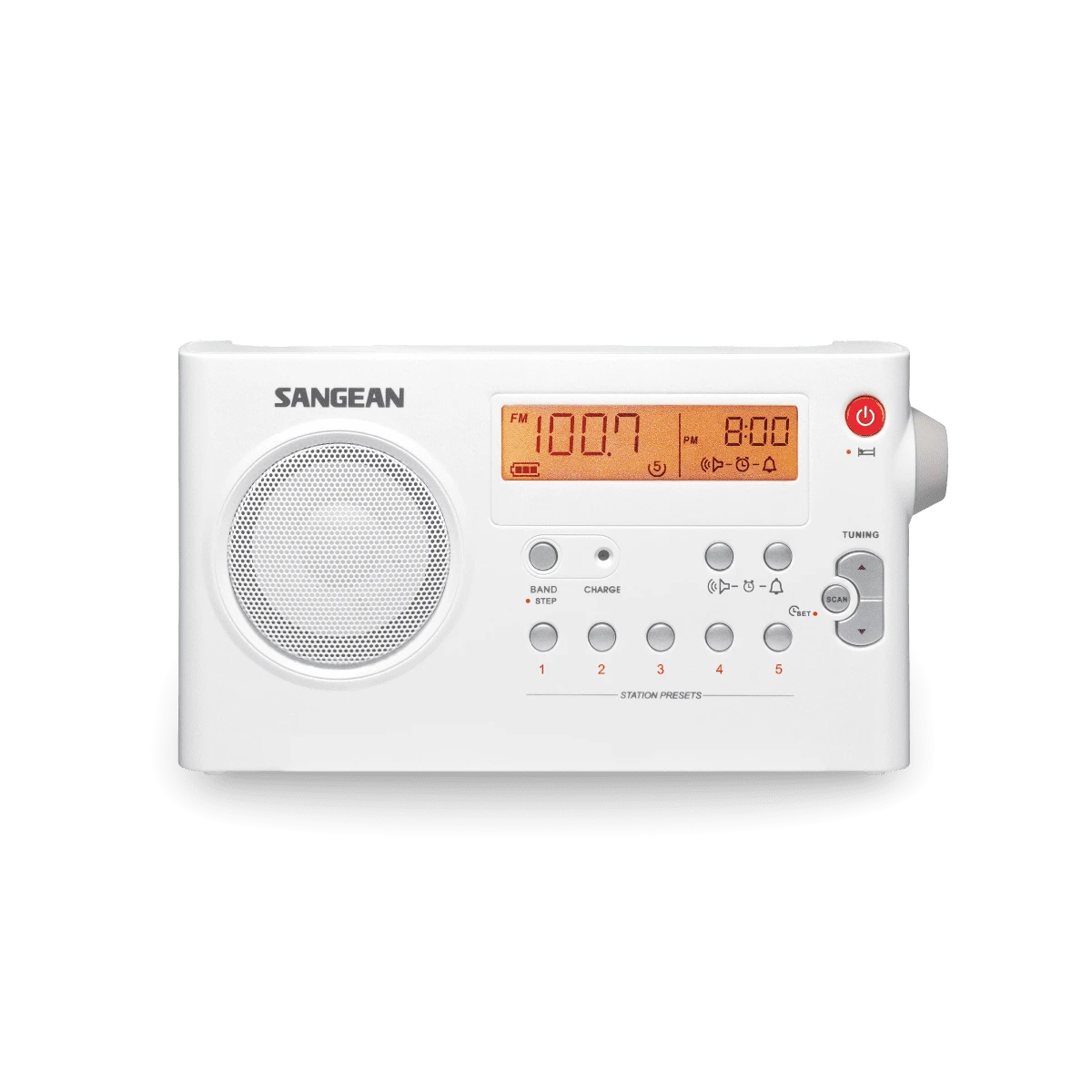 Radijas Sangean Digital Tuning AM / FM, baltas / PR-D7